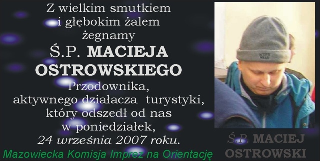Ś.P. Maciek Ostrowski